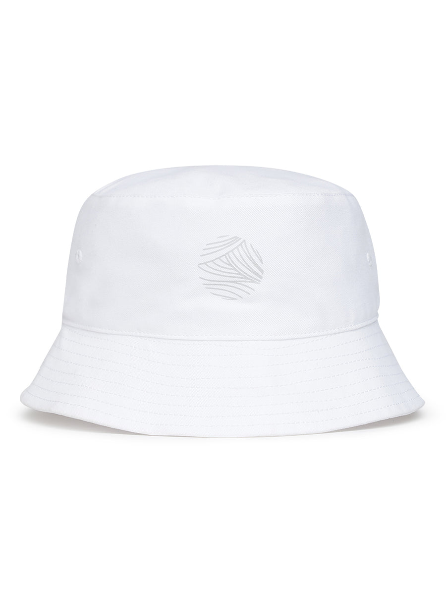 100% Cotton White Bucket Hat - Venture