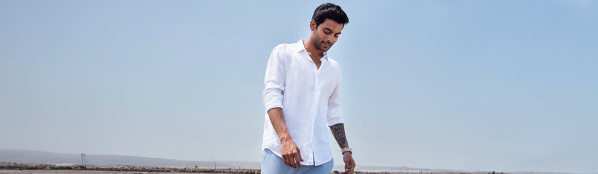 linen white shirts in summer wordrobe