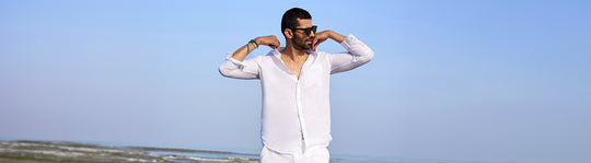 Prince or Chinese Collar Shirt for men