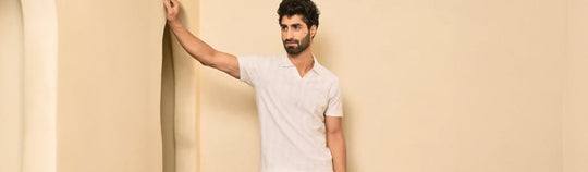 Style Your White Cotton Polo T-Shirt