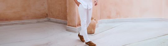 White Pants for Men & style