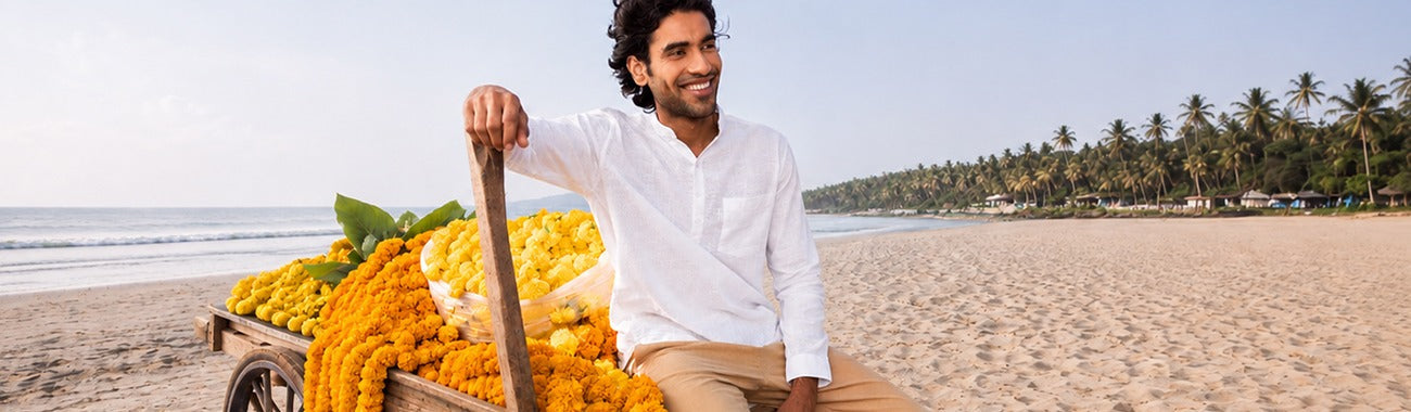 Festive White Outfit Ideas for Men This Ganesh Chaturthi