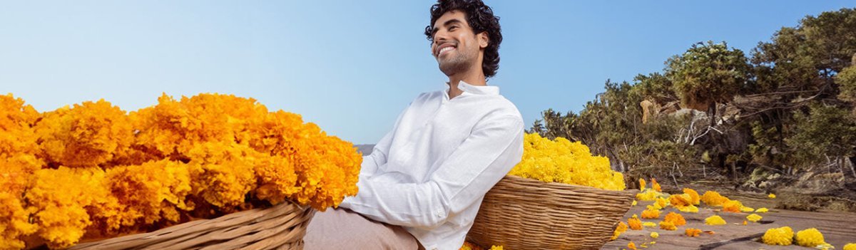 Happy Independence Day with White clothes