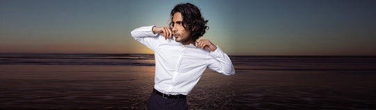 Mandarin collar shirt & style