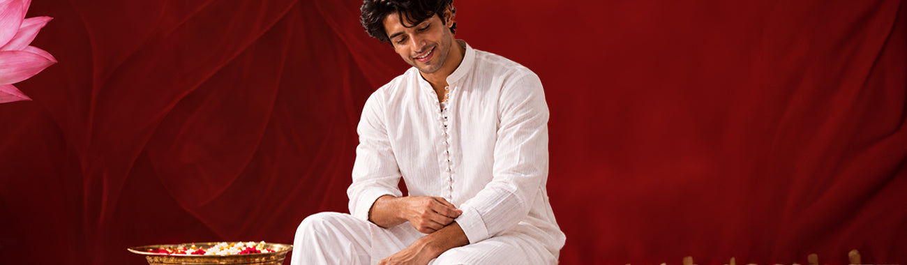 White Kurta Ideas for Navratri and Dussehra