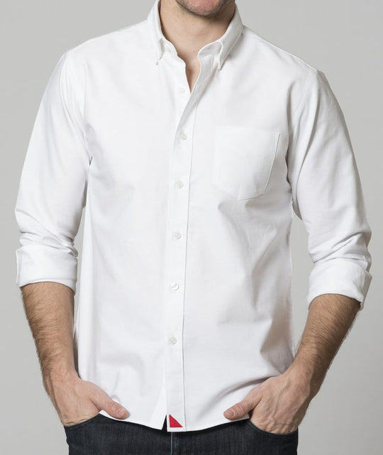 Men's style guide for white shirt on Christmas eve