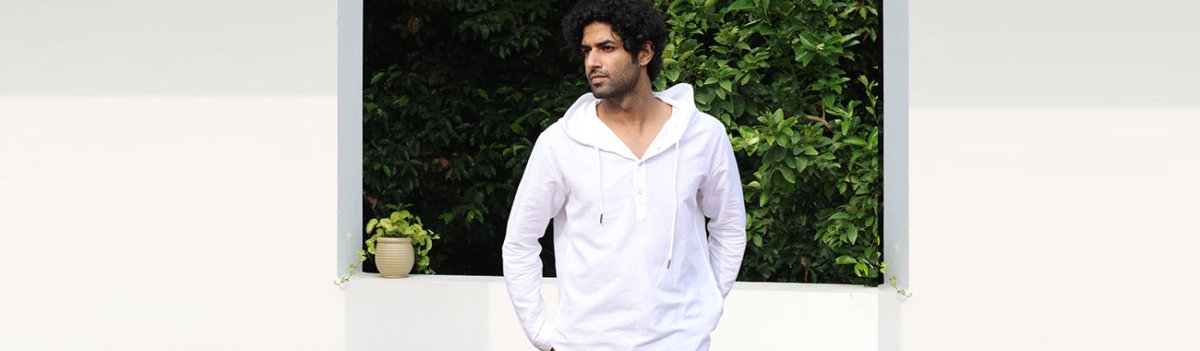 white hoodie style