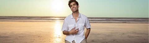 white cotton shirt