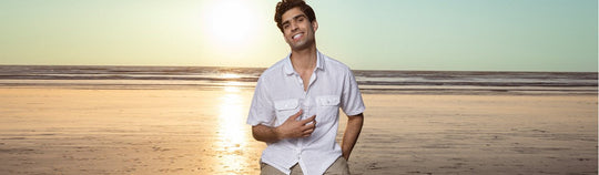 white cotton shirt