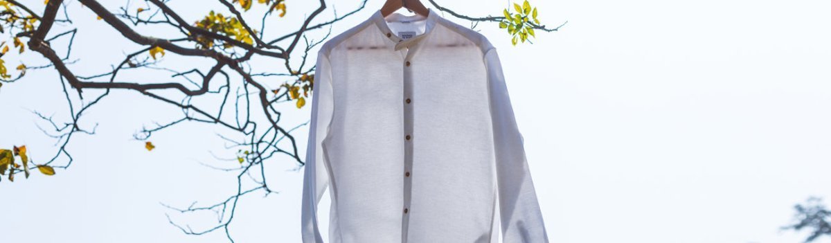 white stretch shirt