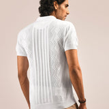 Open Collar T-shirt - Quatro