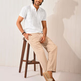 Open Collar T-shirt - Quatro