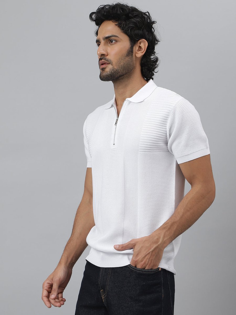 Cotton Knit Polo T-shirt - Ascend