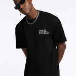 Slate Black & White Monogram Oversized T-Shirt