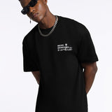 Oversized Black crewneck t shirt