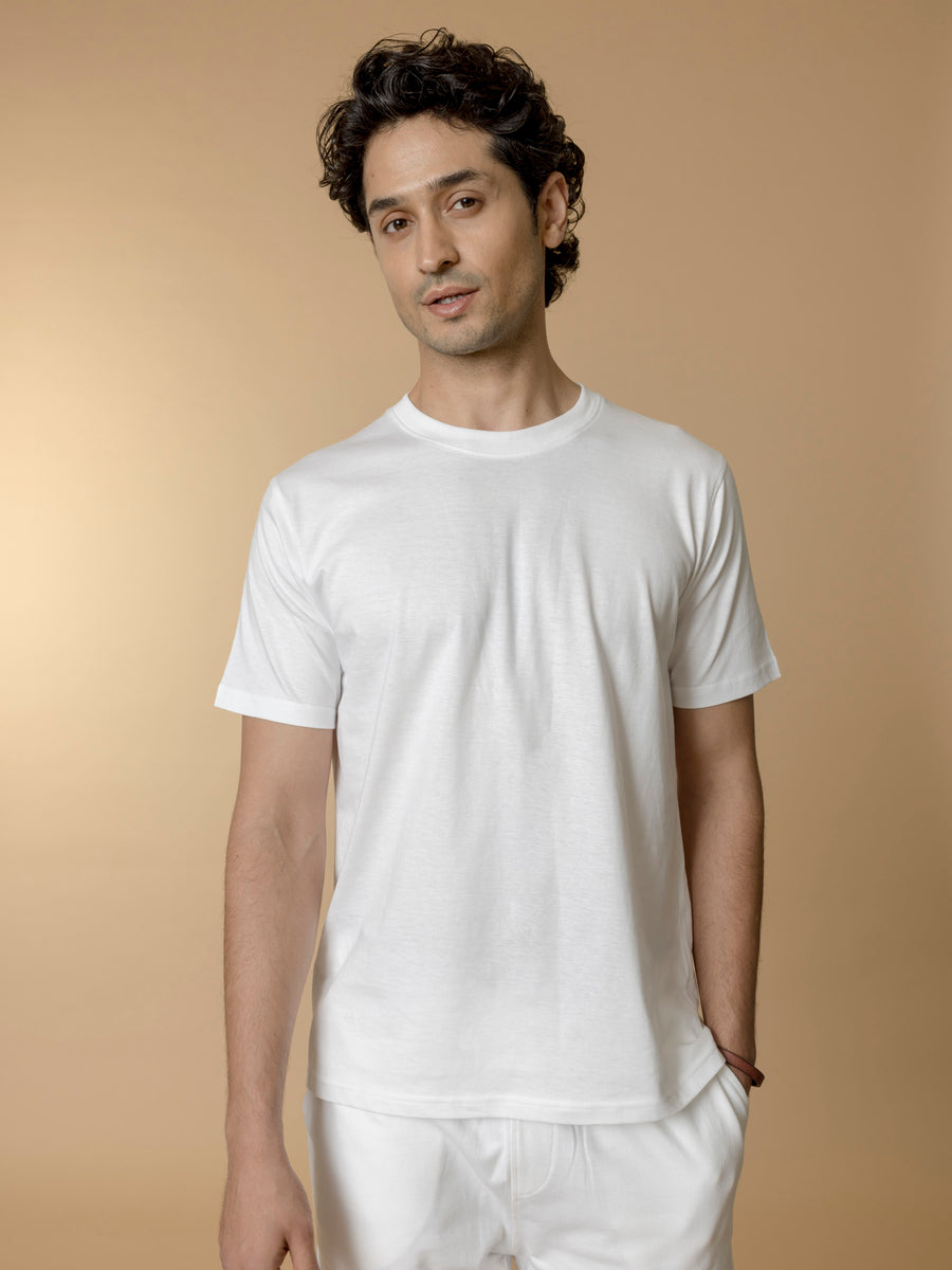 Crew Neck Cotton T-Shirt - Daily