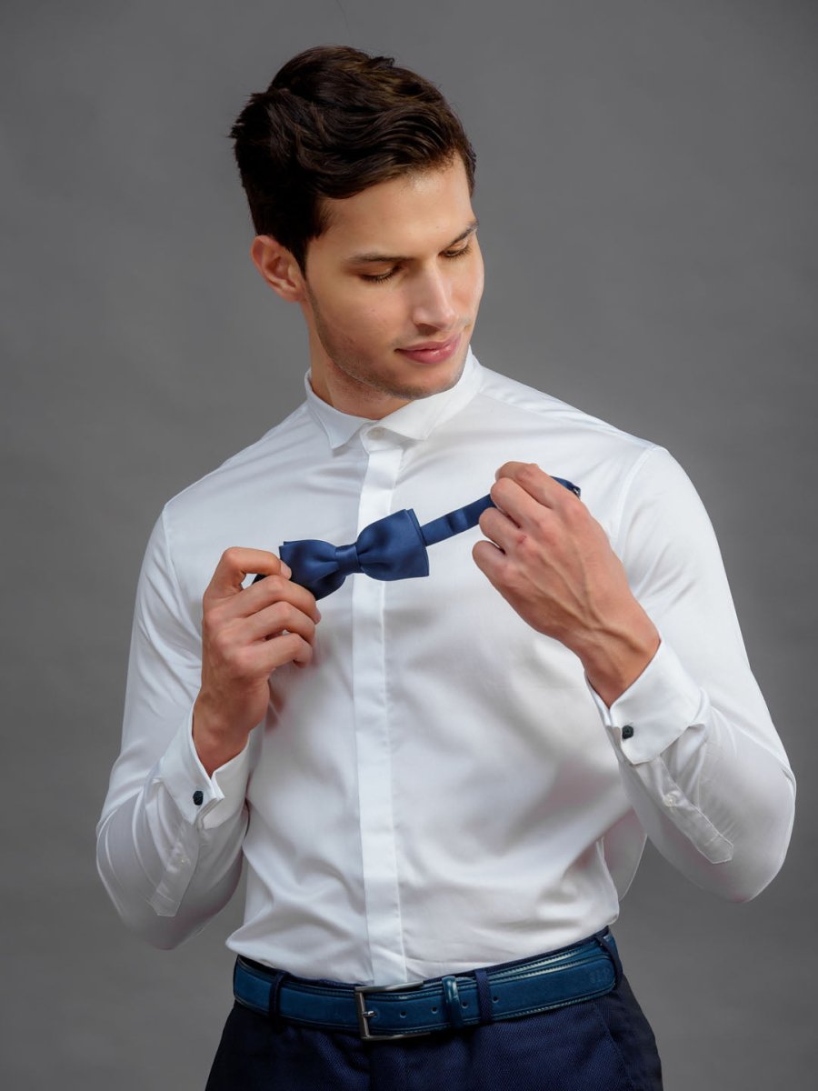 Wing Collar  Shirt - Tipple