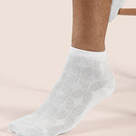 Zoom White Cotton Socks