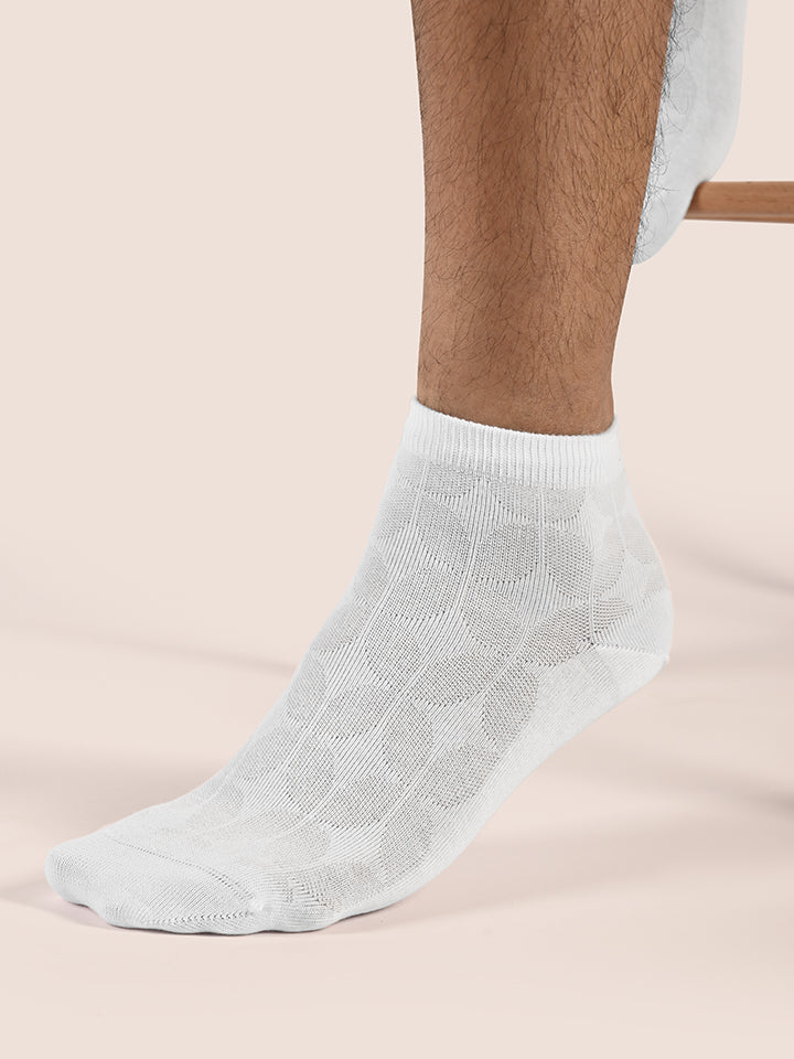 Cotton White Socks - Zoom (Pack of 3)