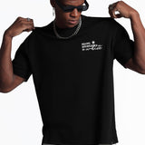 Oversized Black crewneck t shirt