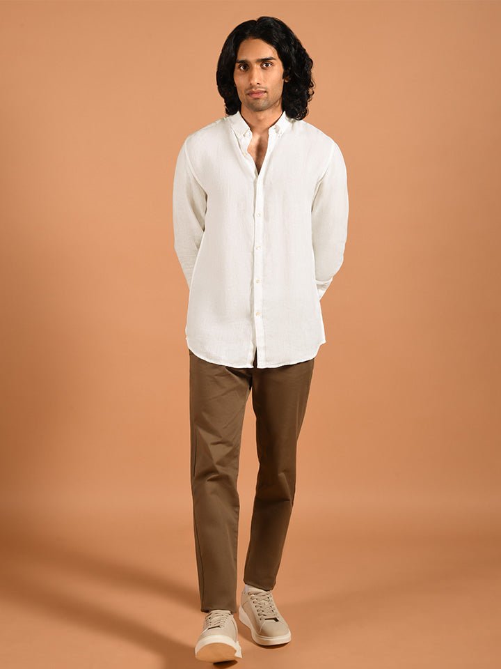 100% Linen Button-down Shirt  - Hampstead