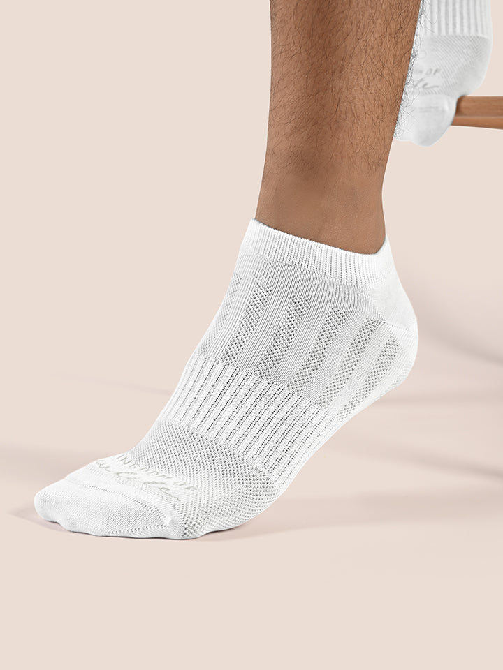 Cotton Ankle Socks - Pulse (Pack of 3)