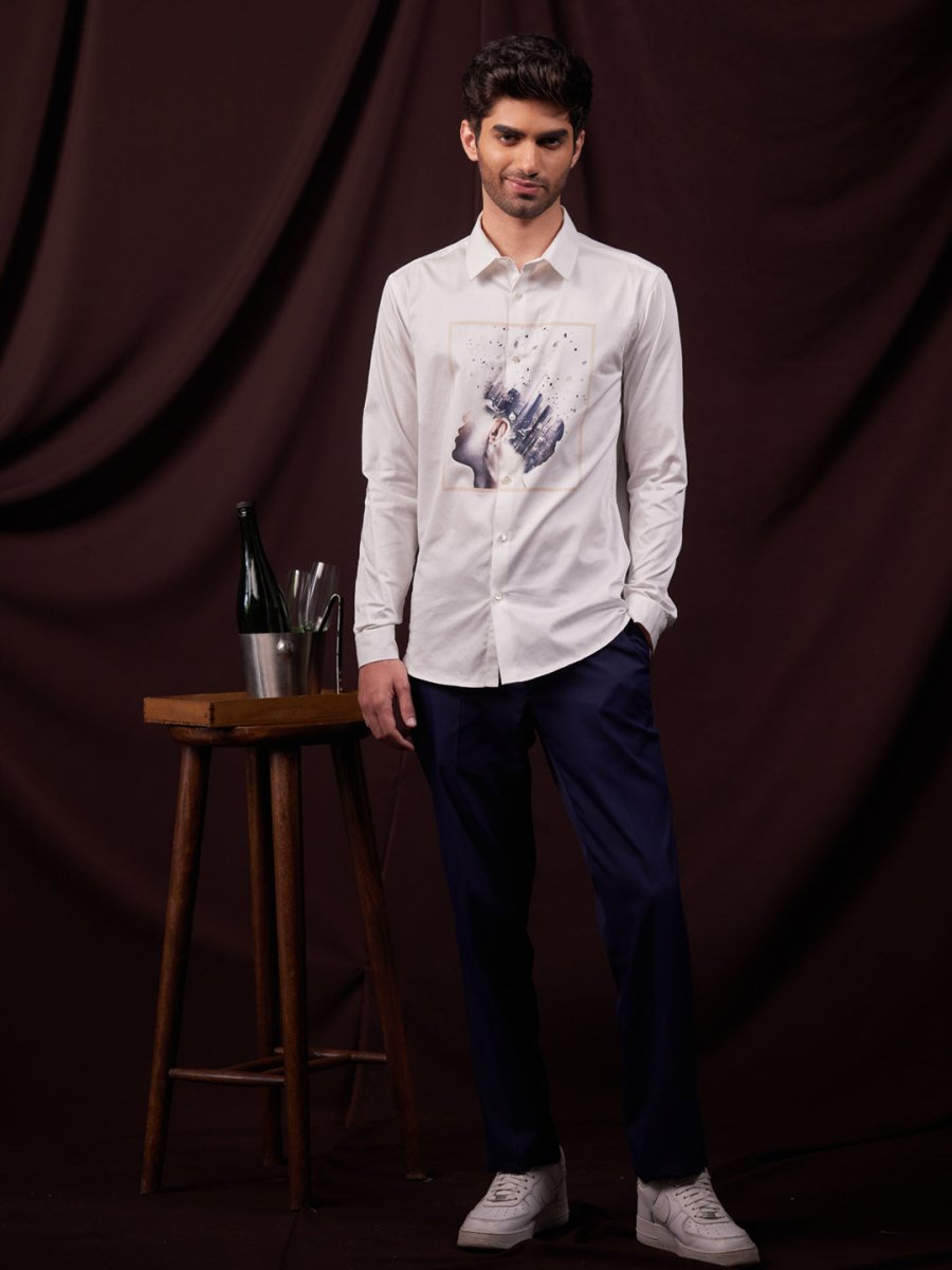 Placement Print Party Shirt - Oneness