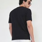Cotton White Half t-shirt - Black & white combo pack - Habit