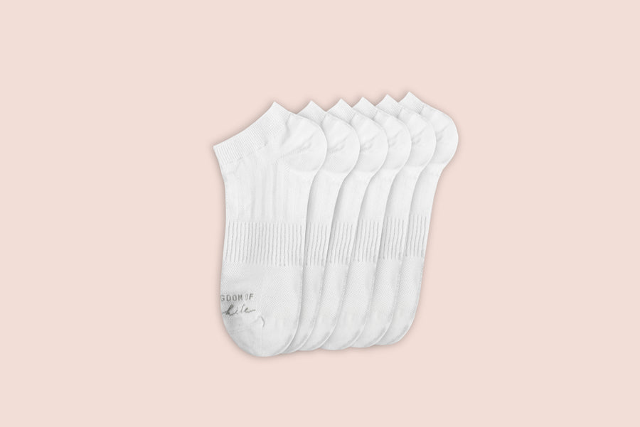 Cotton Ankle Socks - Pulse (Pack of 3)