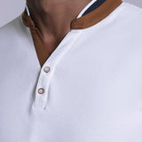 Mandarin Collar Polo T-shirt - Victory