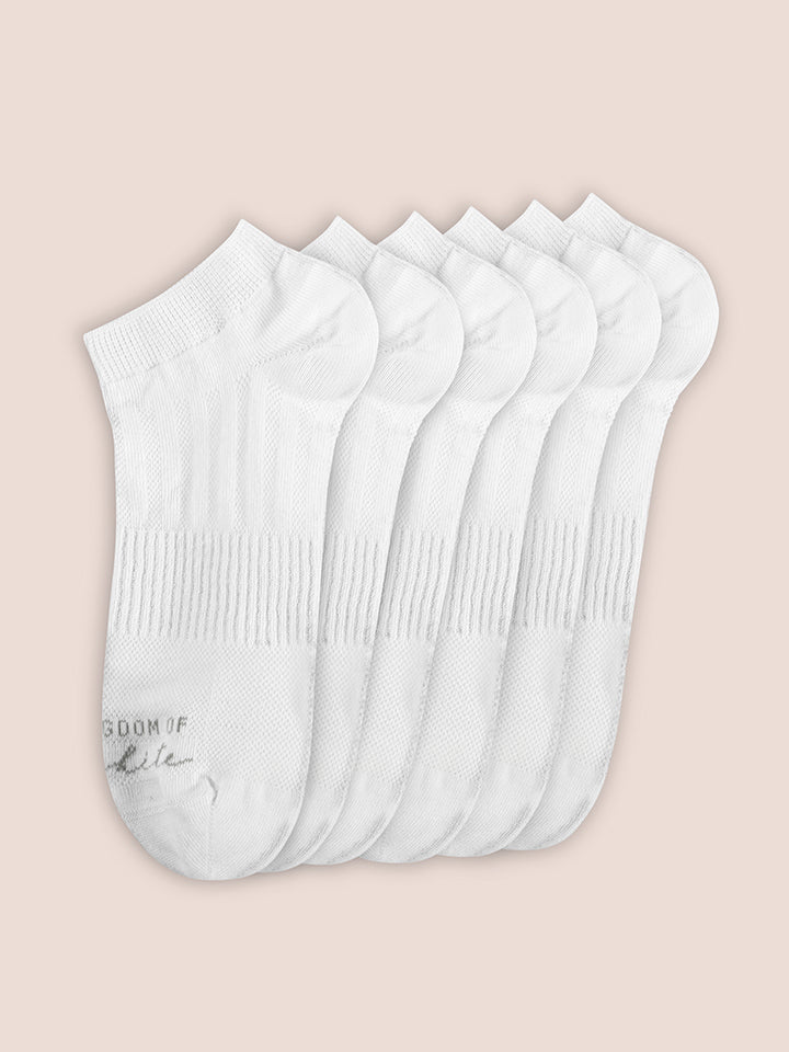 Cotton Ankle Socks - Pulse (Pack of 3)