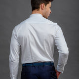 Wing Collar  Shirt - Tipple