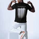 Fadeout White Gradient Contrast T-Shirt