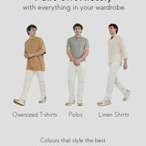 Cotton-Stretch White Jeans - Saunter