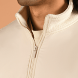 High Neck Zipper Sweatshirt - Sleigh