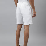 White Cotton Shorts - Zenway