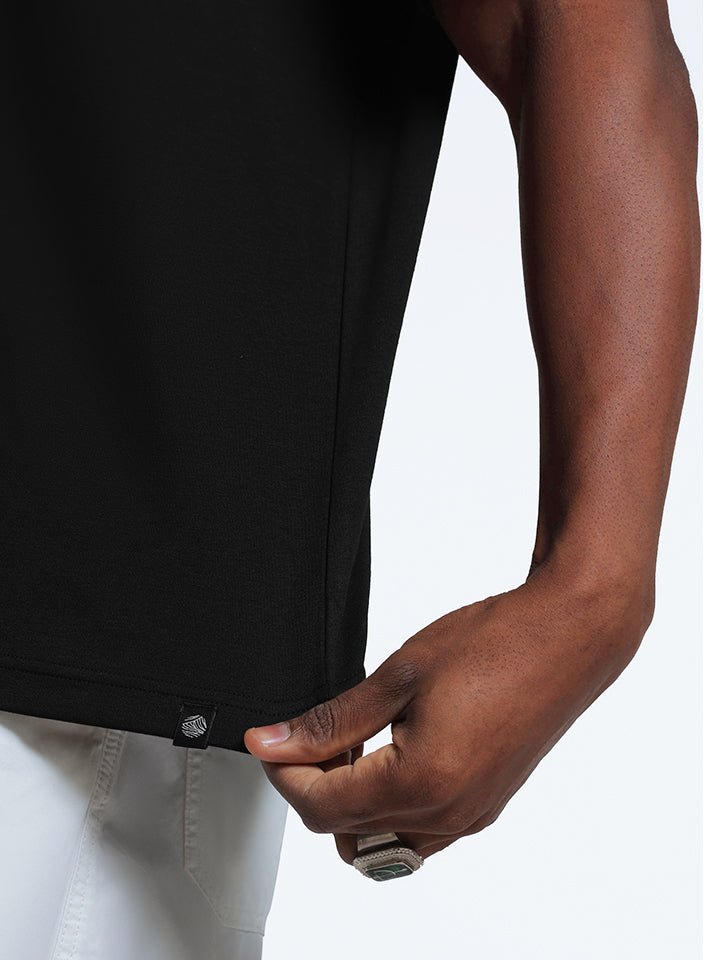 Oversized Black crewneck t shirt