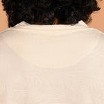 Off-White Drop Shoulder Crew Neck T-Shirt - Paradise