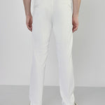 Stride White Cotton Stretch Chinos