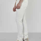 Cotton-Stretch White Jeans - Saunter