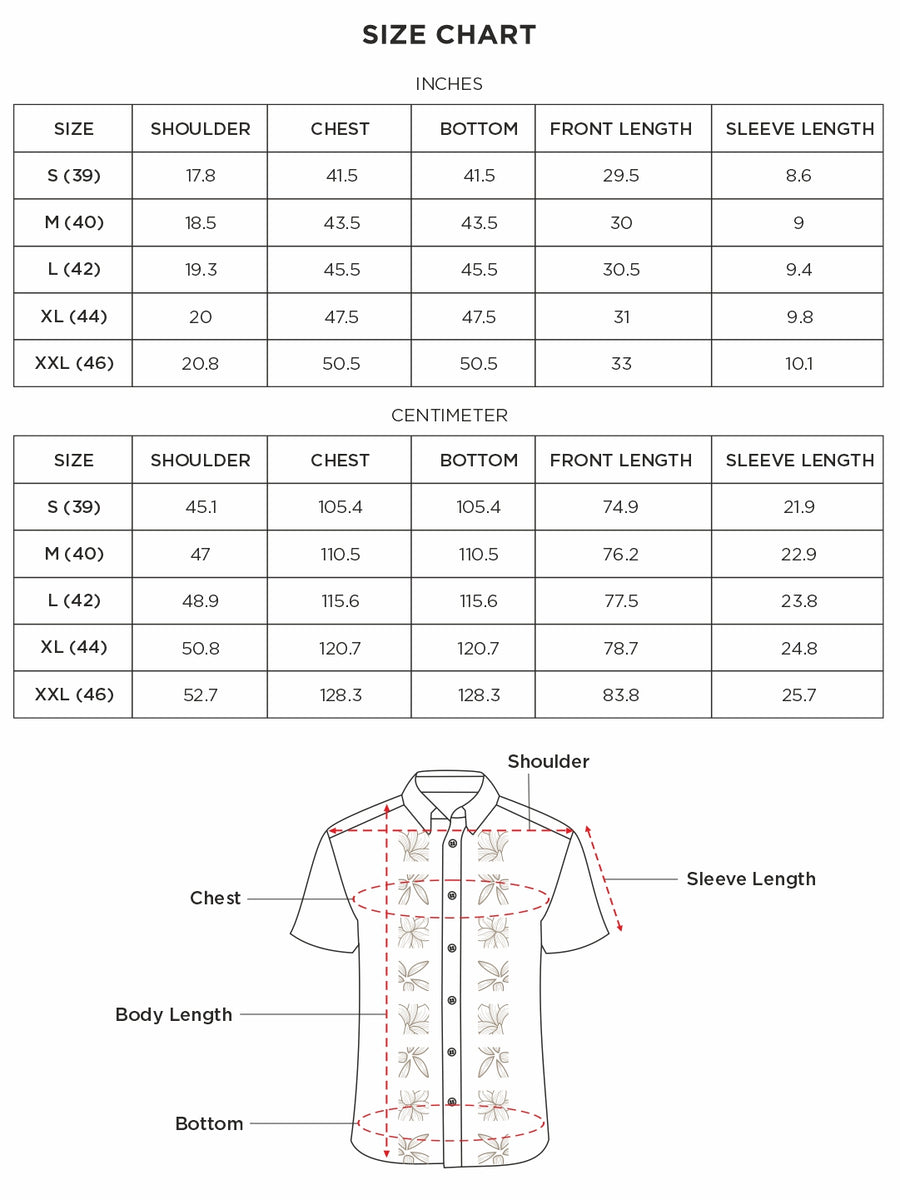 Smart Casual Half Sleeve Kent Collar Shirt - Acacia