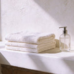 Alba White Cotton Hand Towel (Pack of 2)