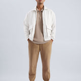 Oversized Full Zipper Jacket - Arctique