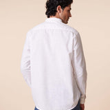 Mandarin Collar Cotton Shirt - Root In