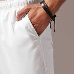 Men’s 100% Cotton White Joggers