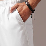 Men’s 100% Cotton White Joggers