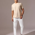 Men’s 100% Cotton White Joggers