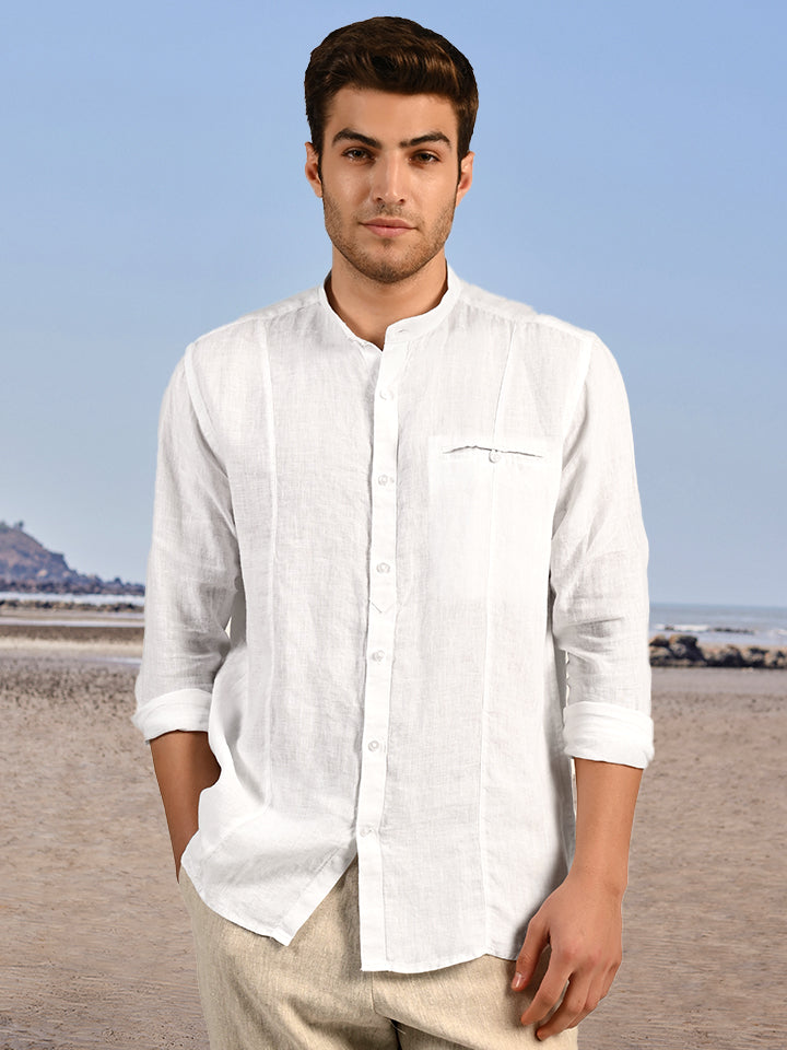 Timeless 100% Linen Shirt - Aspire