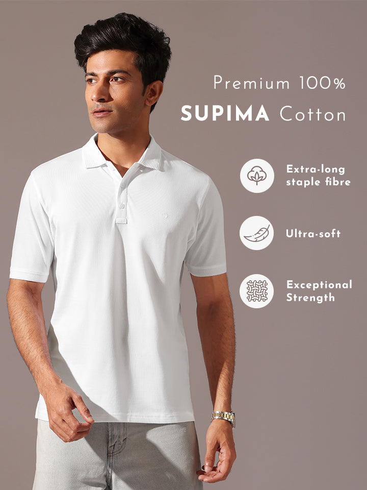 100% Supima Pique Polo - Repose