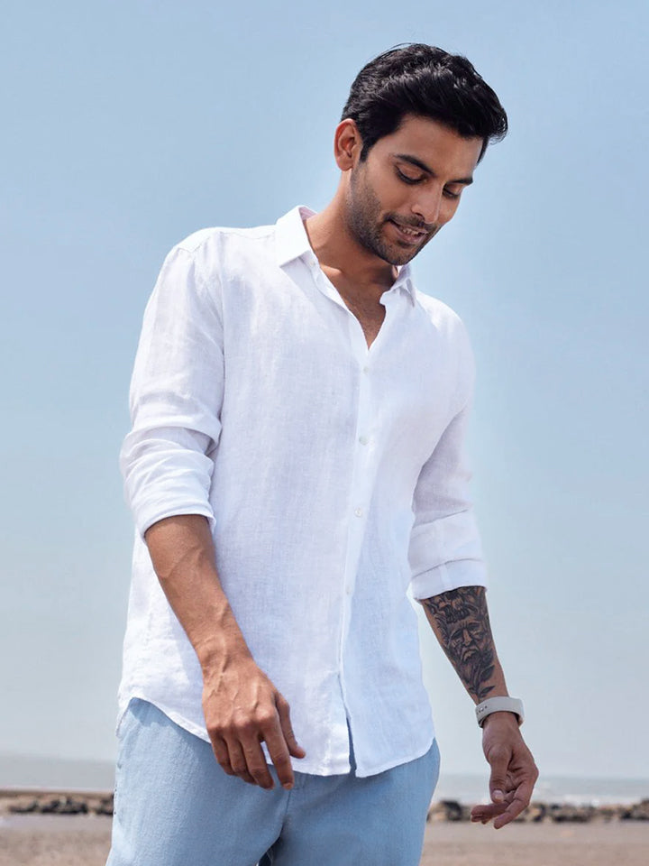 Essential 100% Linen Shirt - Se Relaxer